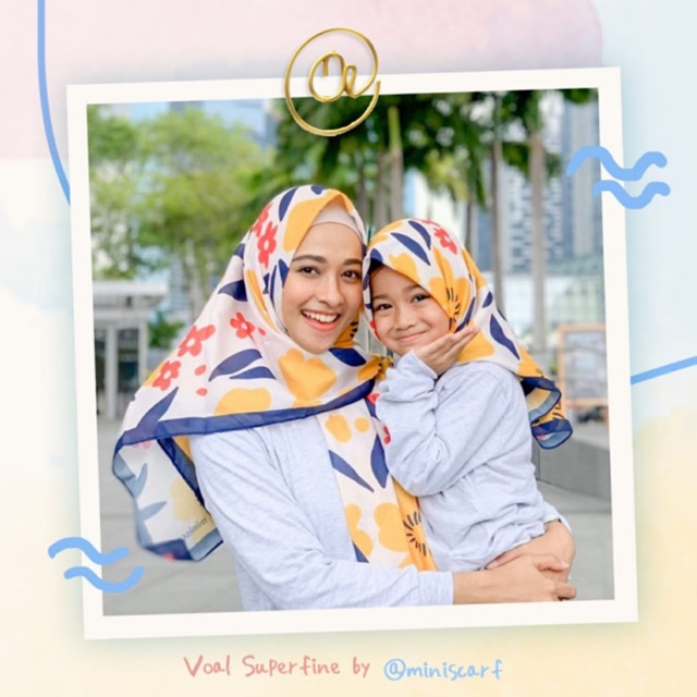 Pre Order - Kerudung Anak - Flower Series