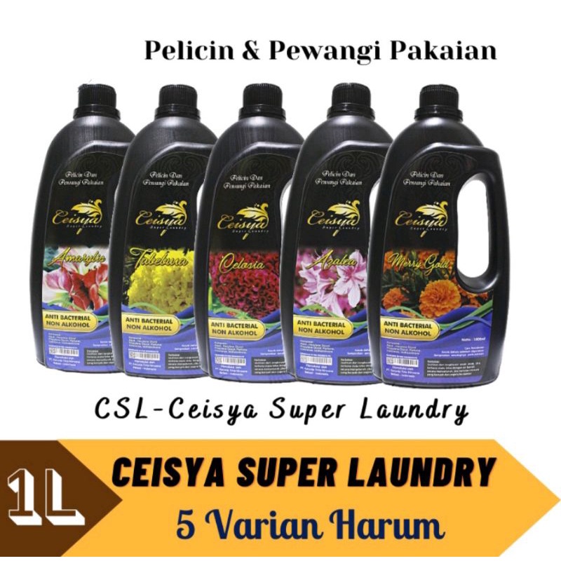 PEWANGI DAN PELEMBUT PAKAIAN CEISYA 1 LITER / NON ALCOHOL