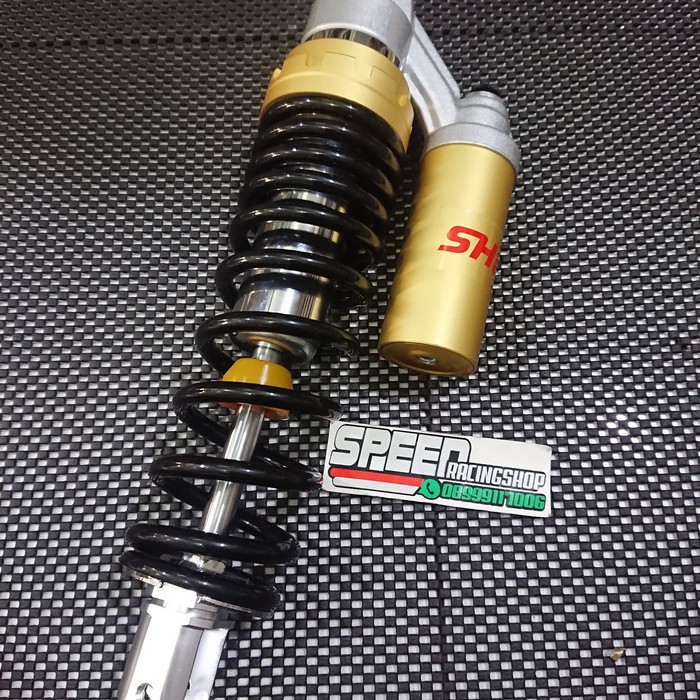 SHOCKBREAKER SHOCK BELAKANG SHOWA NON STEL SIZE 330MM TABUNG GOLD