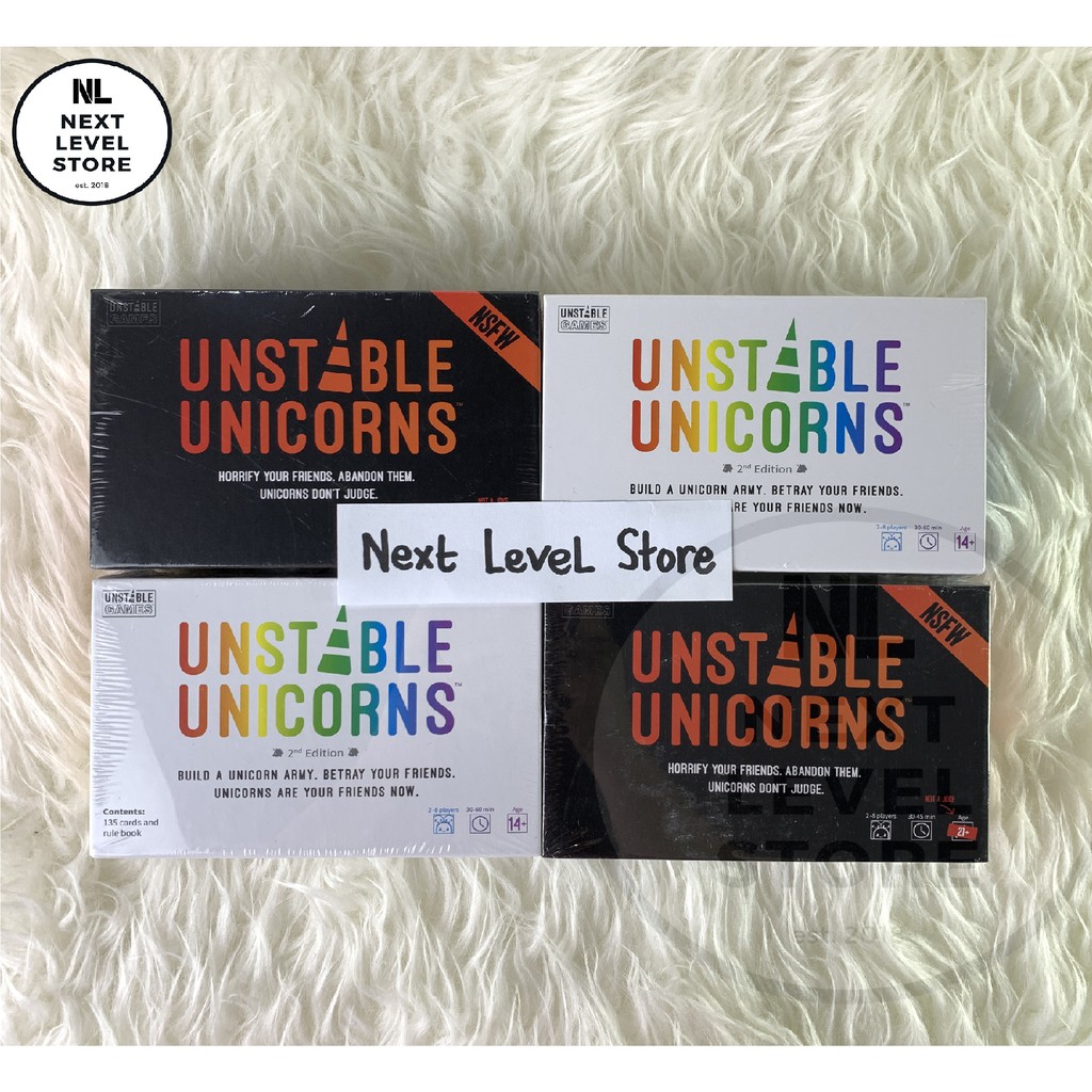 Unstable Unicorns 2nd Edition Card Game Basic Board Games READY