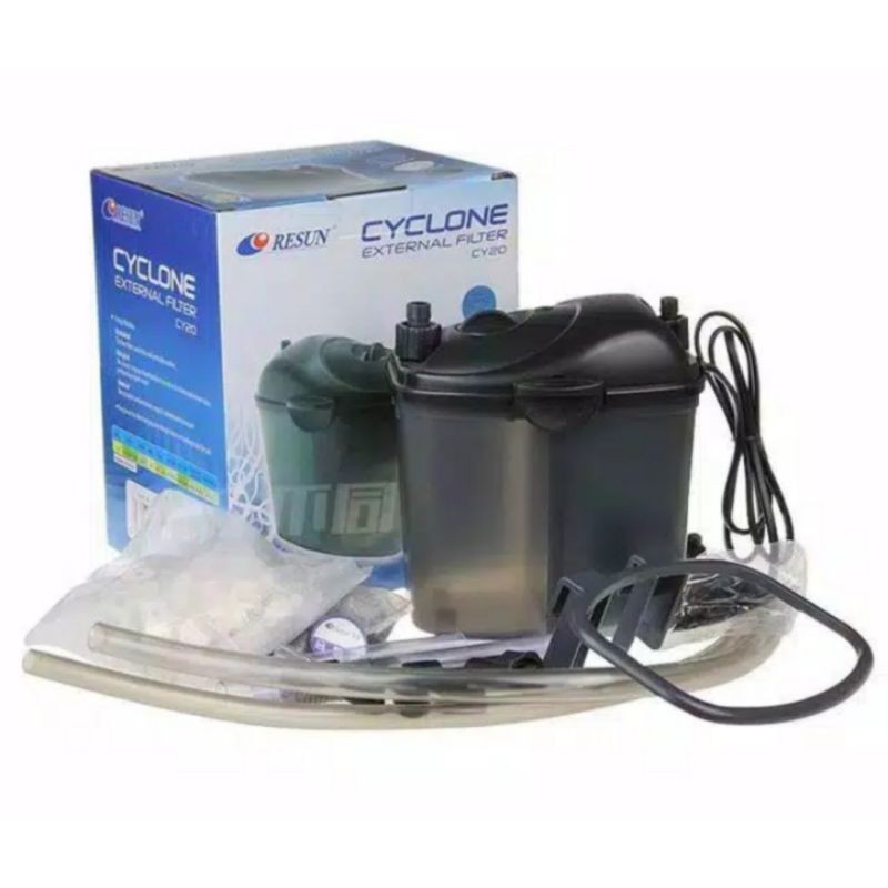 RESUN CY 20 Cyclone Aquarium External Filter Penjernih Air Aquarium Alat Aquascape