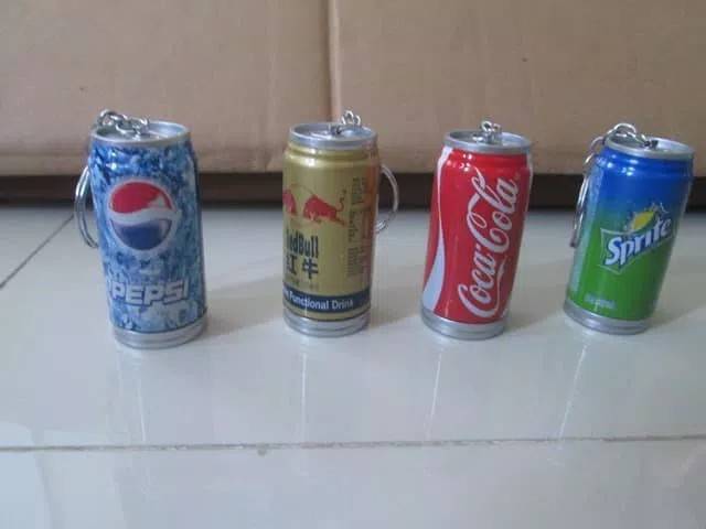 Gantungan kunci model minuman kaleng softdrink lucu unik murah-4