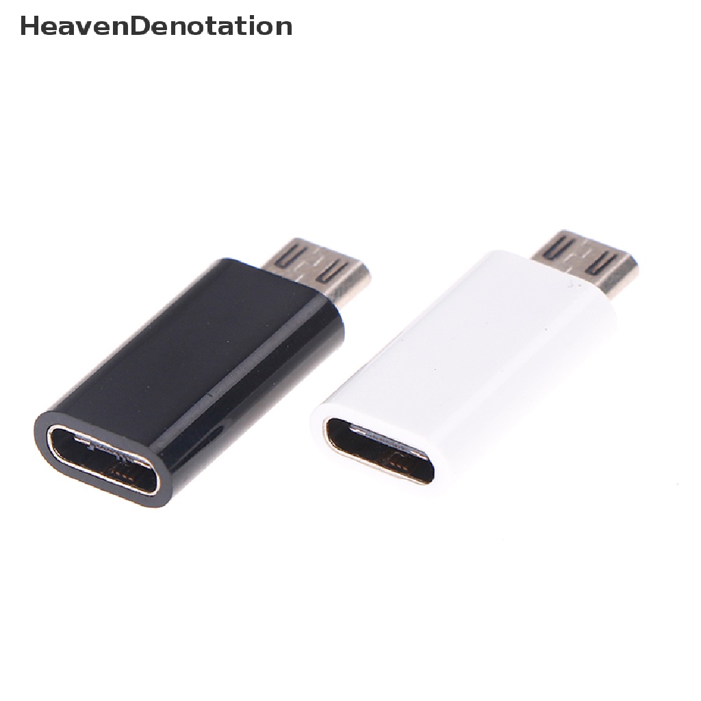 [HeavenDenotation] Type-C Female Adapter To Micro USB Male Connector TYPE C Adapter Converter