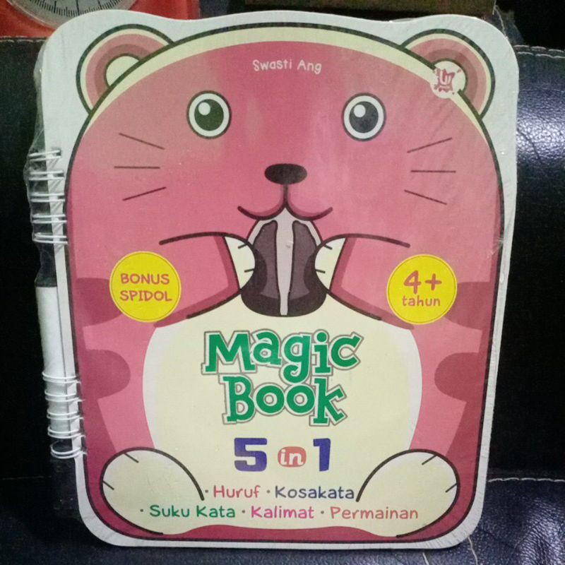 

magic Book 5 in 1 Bonus spidol (4+tahun)