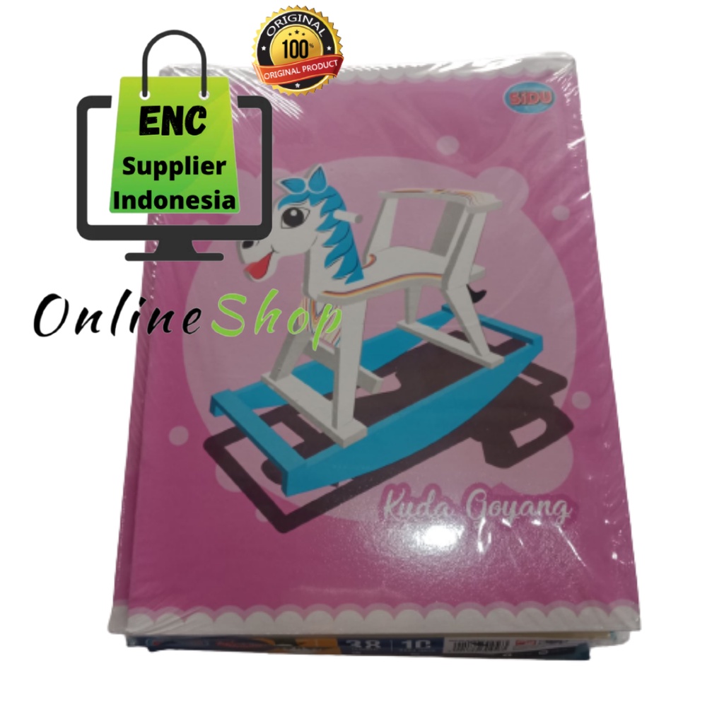 

SINAR DUNIA 10 Buku tulis sidu 32 lembar 32s sheet eb32 per pak - enc.sup