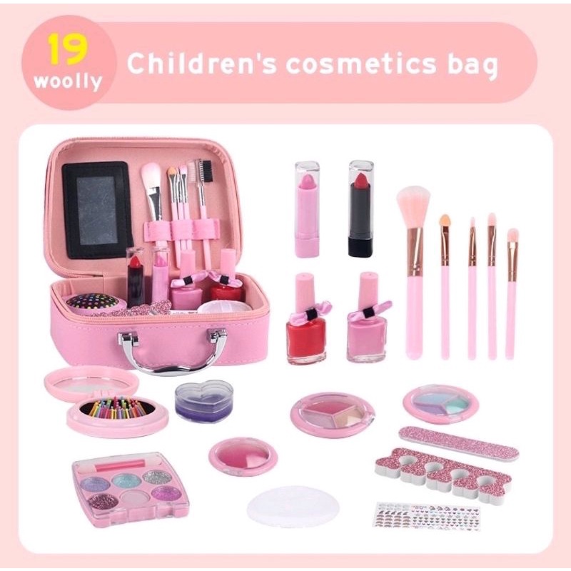 Mainan Make Up Anak Dengan Fungsi Asli Souvenir Kado Ulang Tahun Anak Make up Kit Set