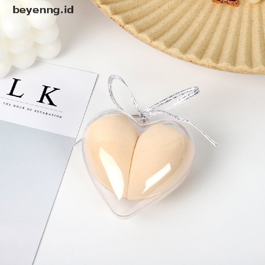 Beyen 2pcs / Set Spons Beauty Blender Bentuk Telur