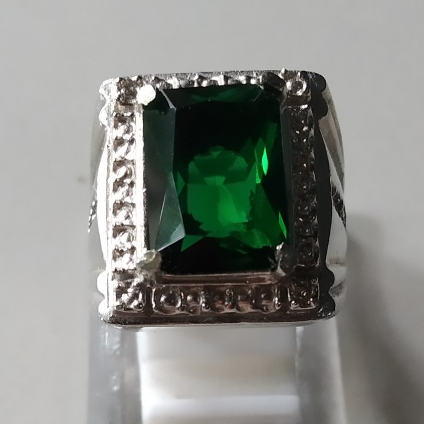 CINCIN BATU AKIK ZAMRUD BIRON.