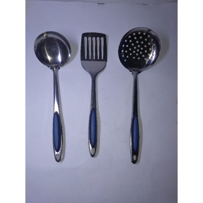 SPATULA STAINLESS SODET ALAT MASAK KITCHEN TOOLS