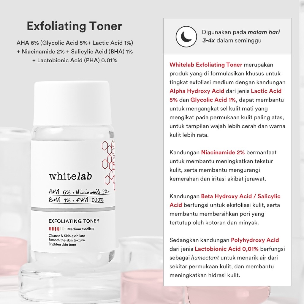 [BPOM] Whitelab Toner [Brightening Face Toner| Acne Toner | Soothing Toner | Exfoliating Toner]