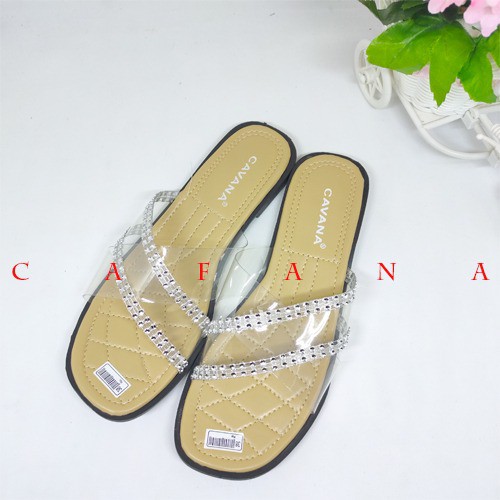 Sandal Wanita Slop Permata SDL126