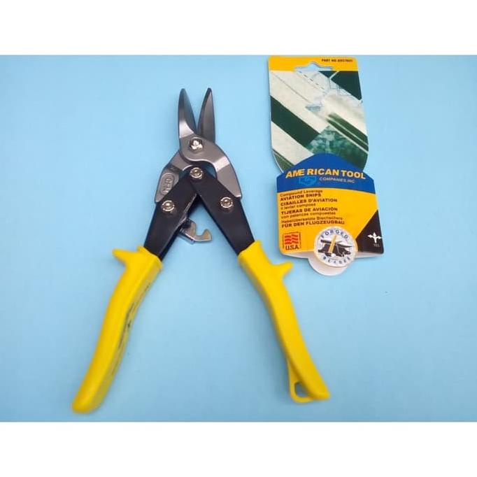 

Gunting baja ringan seng hollow lurus AMERICAN TOOL