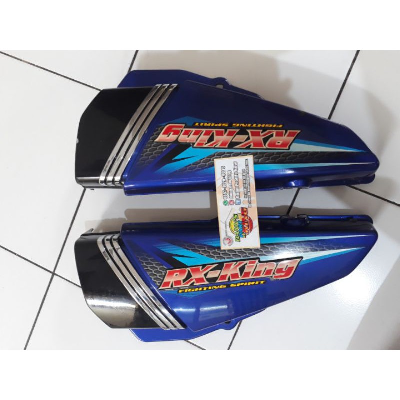 side cover box aki rx king 2005 biru copotan original