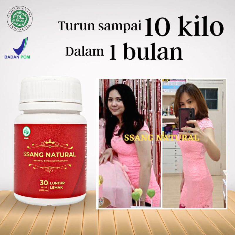 JLL (Jamu Luntur Lemak) SSANG NATURAL ex sang jamu diet cepat aman alami pelangsing herbal