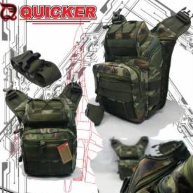 TAS SELEMPANG ARMY BIG / LORENG SPORTY HIGH QUALITY