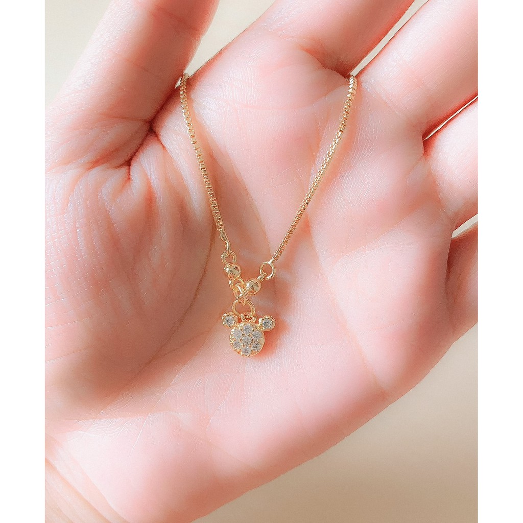 Kalung Anak Micki Gold Zirconia Xuping