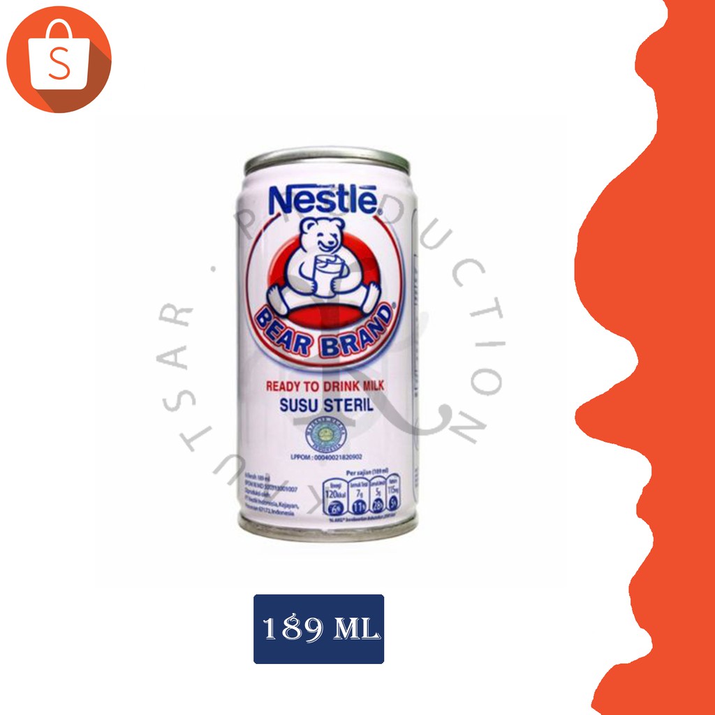 

Susu Beruang Susu Seteril 189 Ml