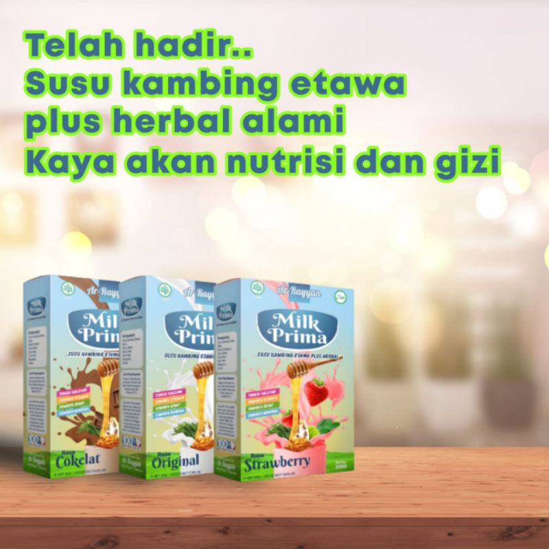 

SUSU KAMBING ETAWA MILK PRIMA SUSU HERBAL ORIGINAL PLUS KELOR Susu Tinggi Badan Penuh Kalsium