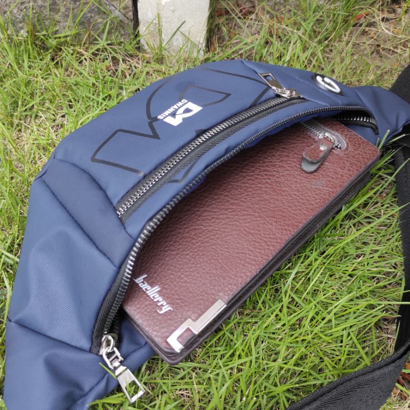 Tas Slempang Pria | WaistBag Pria Original DM | Tas Selempang Pria Waterproof Premium