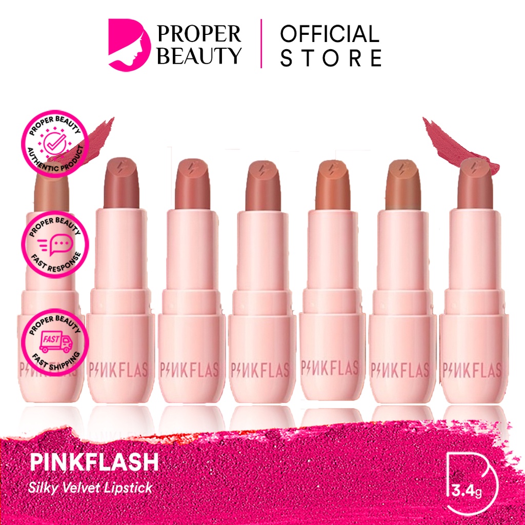 PINKFLASH Silky Velvet Lipstick China / Lasting Matte Lipcream Glossy Lipgloss Lip Cream Cheek Duo T