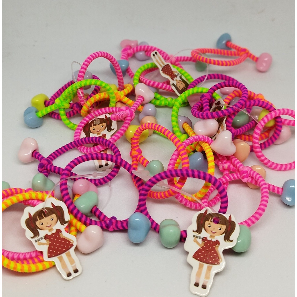 Terbaru Ikat Rambut Anak imut chiby  impor Ala korea isi 15pcs