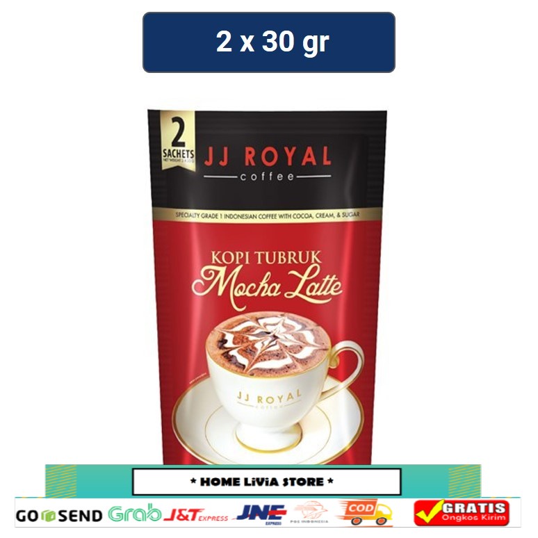 

JJ Royal Coffee Kopi Tubruk Mocha Latte Inner Bag 30gr x 2's