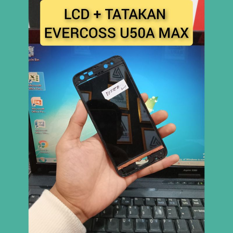 LCD EVERCOSS u50a max TATAKAN EVERCOSS U50a max