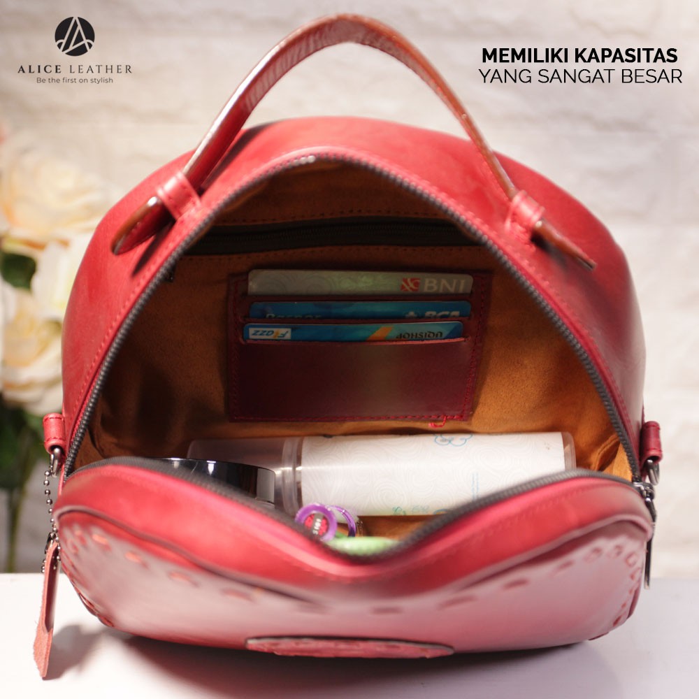 TAS KULIT WANITA PALING MENAWAN SLING BAG BAHAN KULIT SAPI Rosetta Bag  ~  Fresh &amp; Stylish AL04