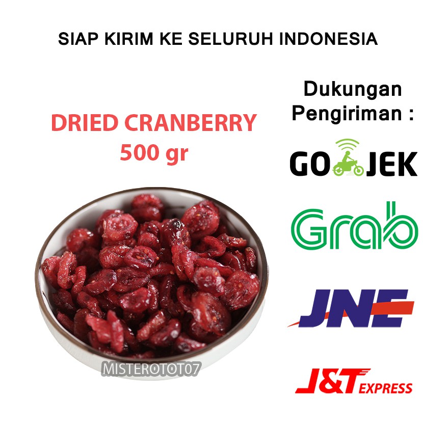 

dried cranberry 500 gram / cranberry kering