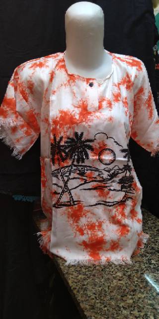 SALE Termurah... Blouse Santai motif Pantai Pohon