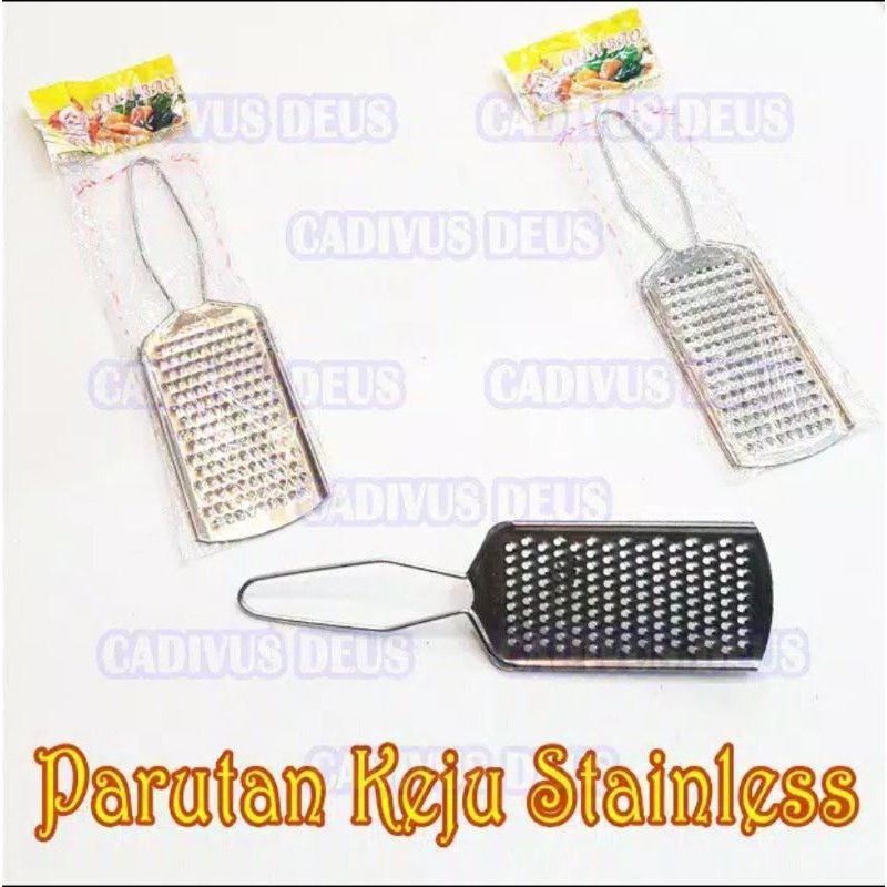 Parutan Keju Kentang Coklat serbaguna Stainless Steel