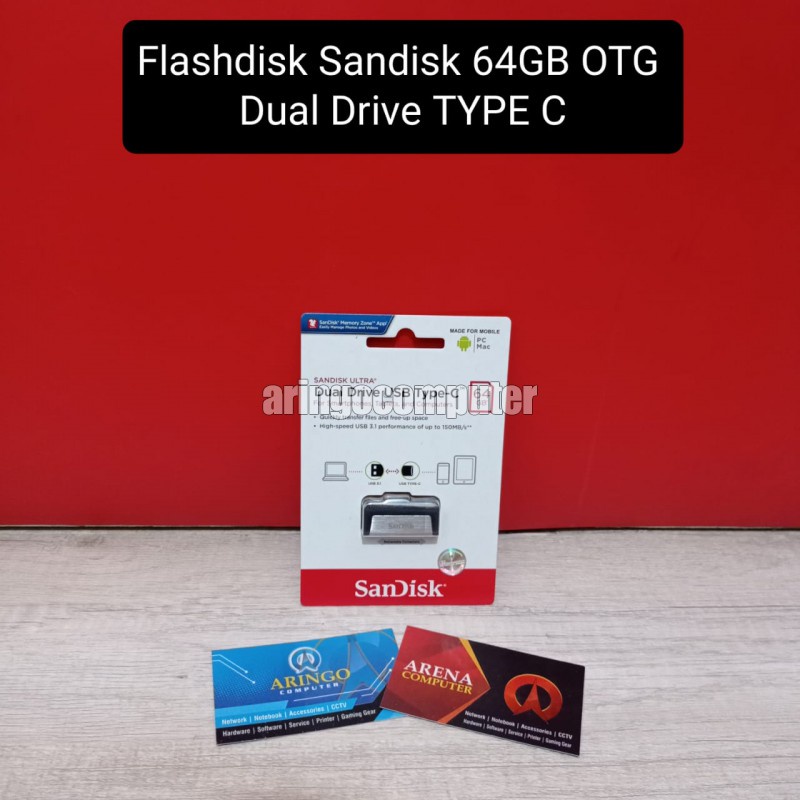 Flashdisk Sandisk 64GB OTG Dual Drive TYPE C