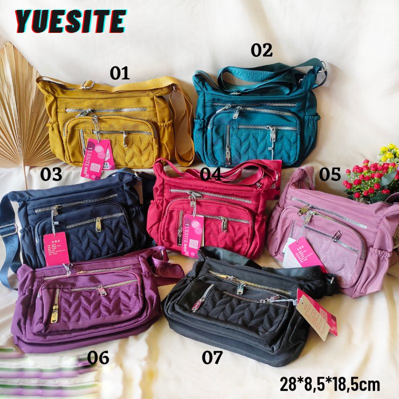 TAS WANITA SLEMPANG SANTAI YUESITE RESLETING