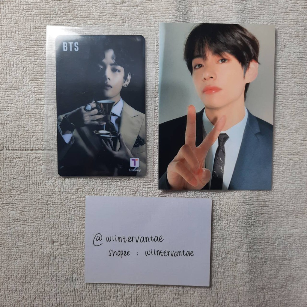 PHOTOCARD POWERBANK BBC BTS / PC PB BBC BTS TAEHYUNG (BUNDLE ONLY WITH TMONEY TAEHYUNG)