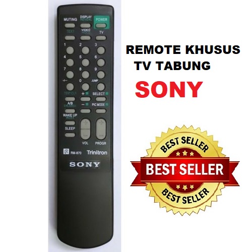 Remote Remot Sony TV Tabung Sony /Original 100% Remote TV Tabung Soni