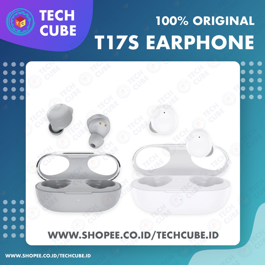 QCY T17S TWS APTX Wireless Earphone Headset Earbuds Bluetooth Alt T5 T13 T7 T1C T17