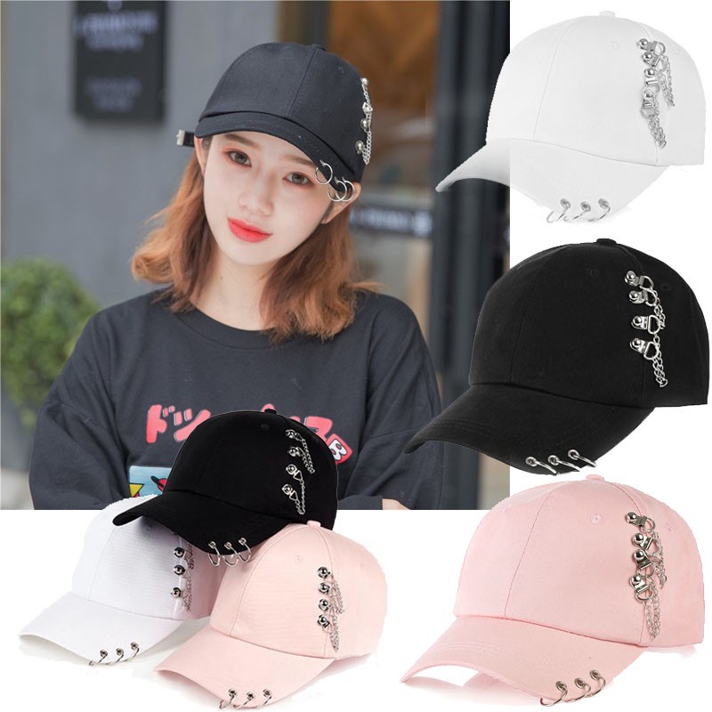 Topi Anting Rantai - Topi Ring Model Korea BTS Trend TERBARU 2022