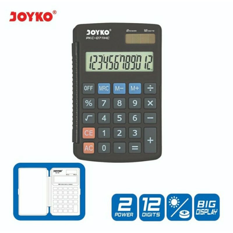 

Kalkulator Calculator Joyko PKC-0711 HC 12 Digits