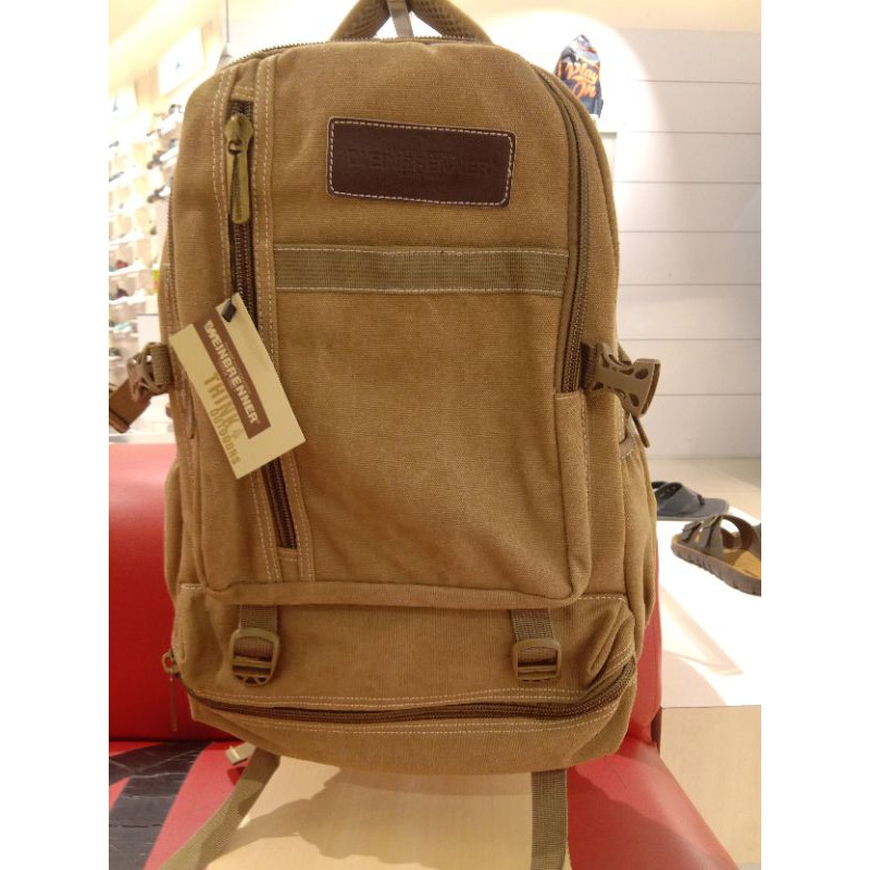 Tas ransel pria/Tas punggung pria Bahan kanvas  original weinbrenner