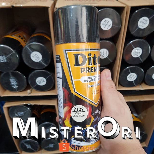 

9129 Clear Semi Doff Diton Premium cat semprot 400cc