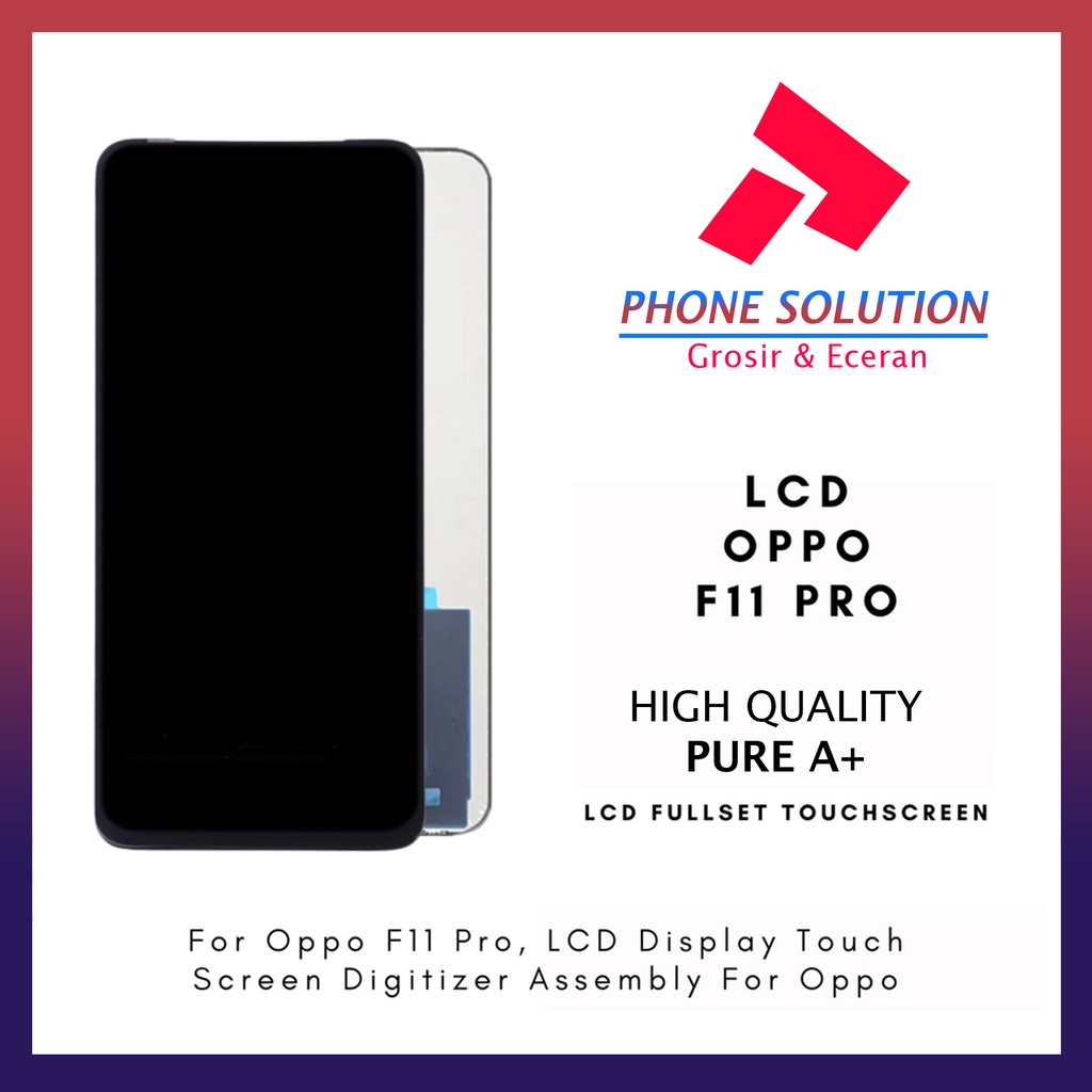 LCD Oppo F11 Pro Fullset Touchscreen - Parts Kompatibel Dengan Produk Oppo // Supplier LCD Oppo F11 - Garansi 1 Bulan