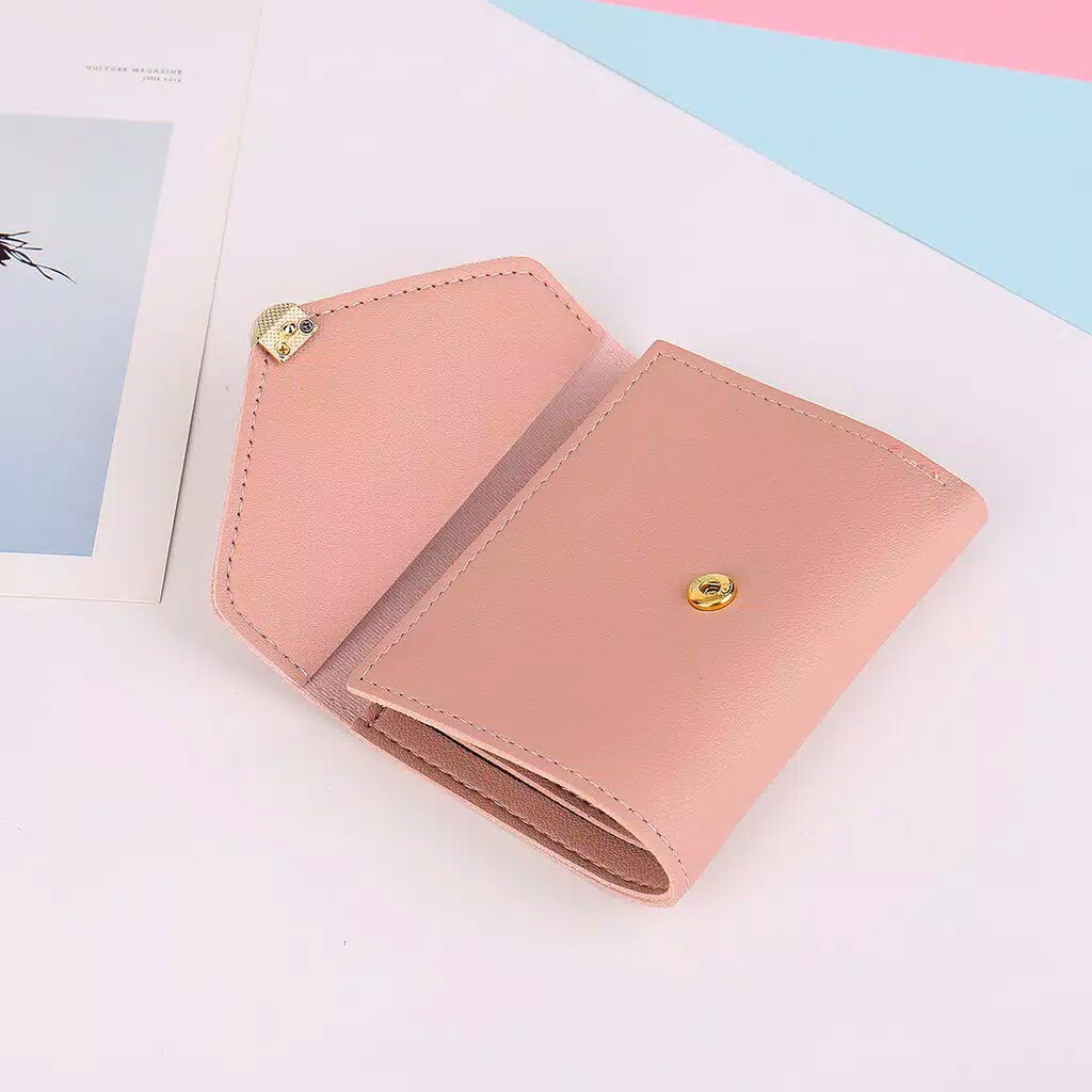 [IMPOR] DOMMO - D1297 Dompet Lipat Mini Tanduk Rusa Cewek / Dompet Cewek / Dompet Fashion / Import