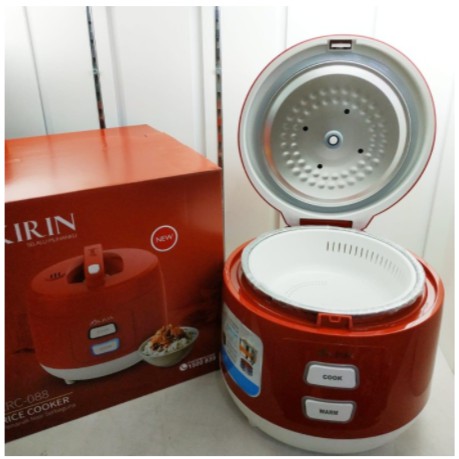 Kirin RIce Cooker / Magicom 1 Liter Stainless Steel 1L KRC-088 RED