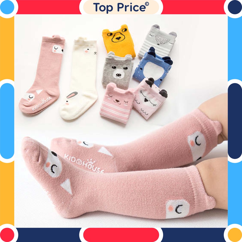Topprice COD Kaos Kaki Panjang Bayi ala Korea Kaos Kaki Anti Slip Panjang Bayi Murah BB05 / BB13