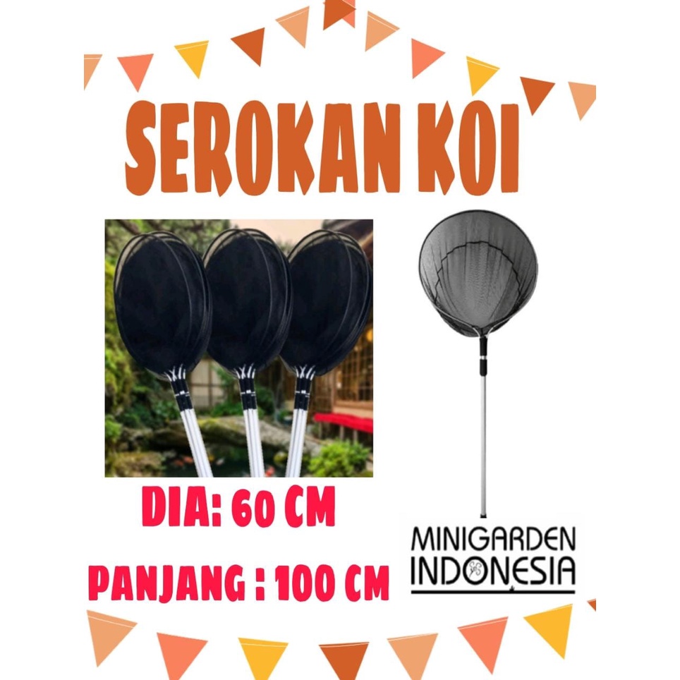 SEROKAN SARINGAN ALUMINIUM UK 60 X 100 CM SEROK IKAN KOI SEROKAN KOI