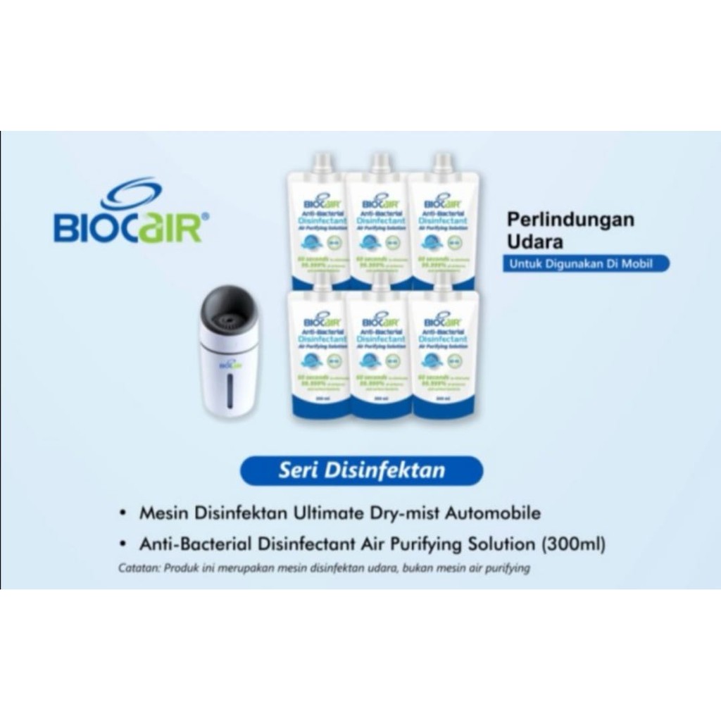 PROMO PAKET BioCair Ultimate Dry-Mist Automobile Disinfecting Machine