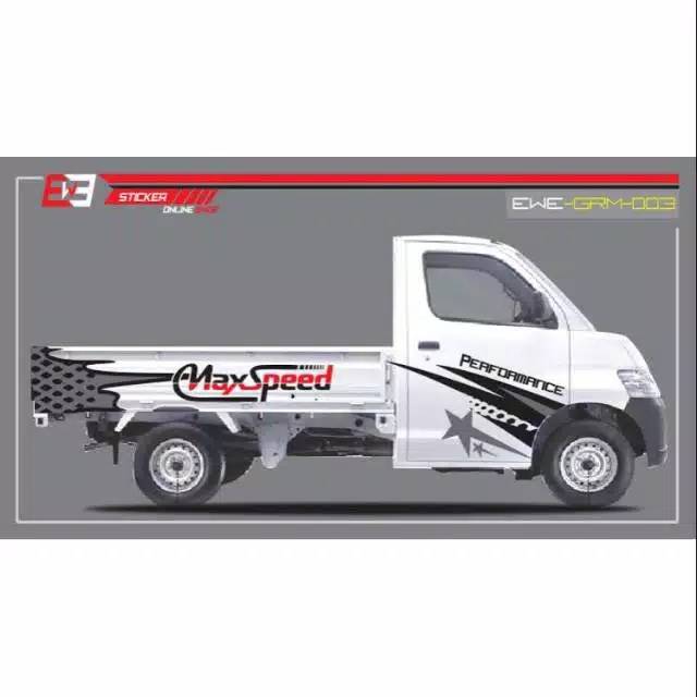 Terbaru Sticker variasi mobil Bak APV L300 Pickup GranMax All tipe mobil Bak.
