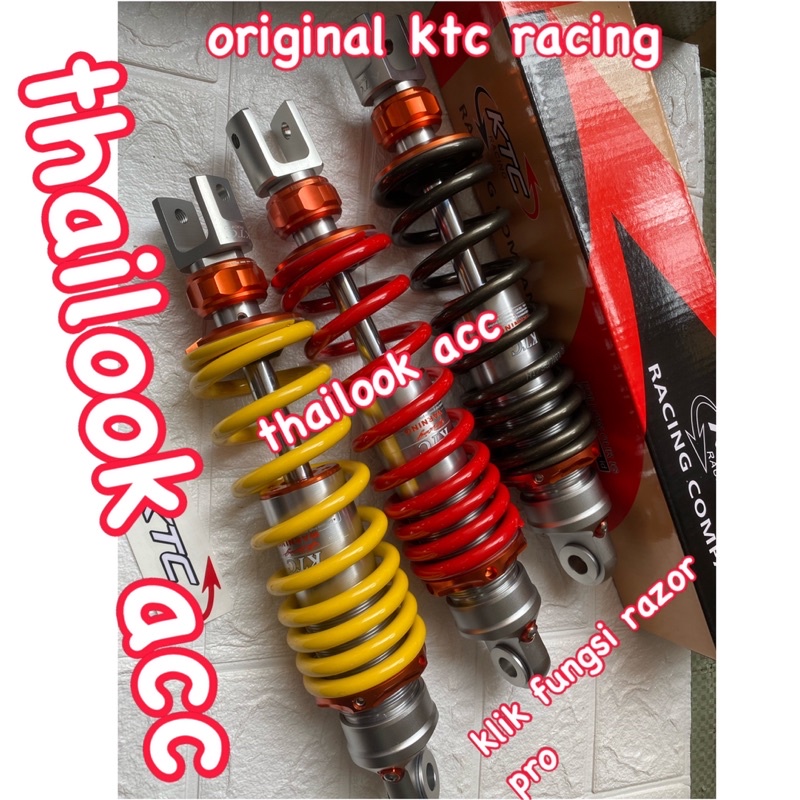 Shock ktc pro razor matic single uk 300 mio &amp; 325 vario ktc racing klik fungsi