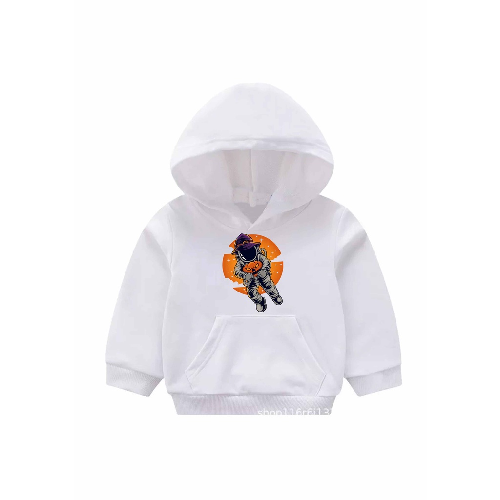 Hoodie Astronot Anak Fleece Pakaian Anak