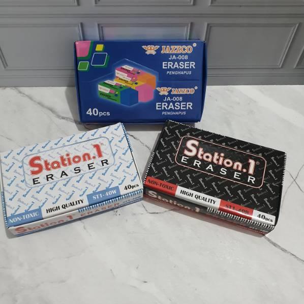 

Grosir AAFDL Penghapus murah (1pak=40pc) ukuran kecil/stip murah/hapusan kecil/penghapus putih/hitam/warna 99